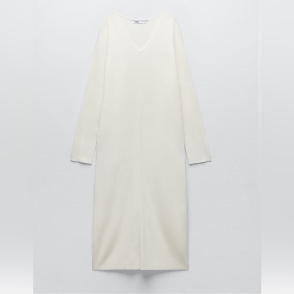 ✨ Brand New Zara Knit Midi Dress – Size Small ✨ - Picture 1 of 16